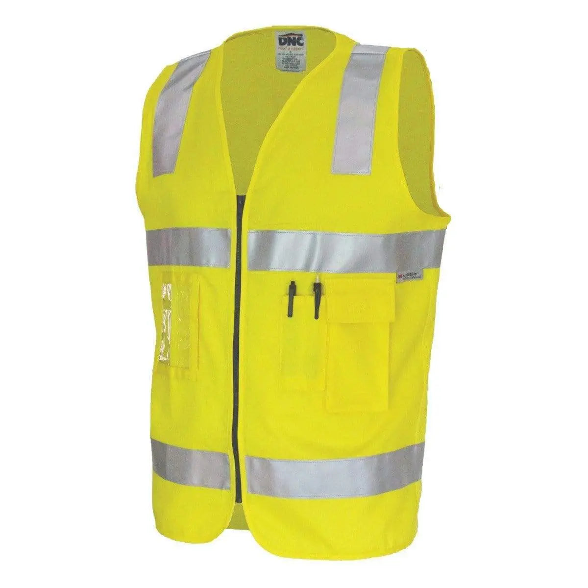 Dnc Workwear Day/night Cotton Safety Vest - 3809 Metro Workwear.